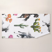 Handgezeichnete Abbildung. Nahtloses Muster. Niedl Badehandtuch (Badehandtuch)