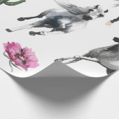 Handgezeichnete Abbildung. Nahtloses Muster. Niedl Geschenkpapier (Ecke)