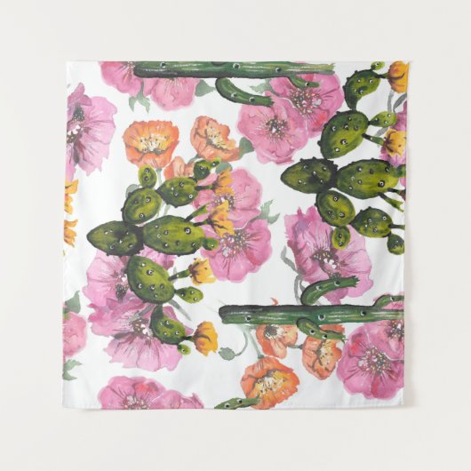 Handgezeichnete Abbildung. Zeichnend Wasserfarbe N Wandteppich (Vorderseite (Horizontal))