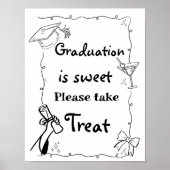 Handgezeichnete Abschlüsse im Doodles-Stil Poster (Vorne)