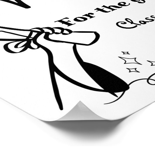 Handgezeichnete Abschlüsse im Doodles-Stil - Ratsc Poster (Ecke)