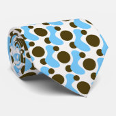 Handgezeichnete Abstrakte Bio Formen Necktie Krawatte (Gerollt)