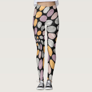 Handgezeichnete abstrakte Kunst-Leggings Leggings