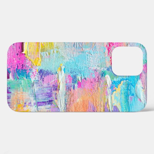 Handgezeichnete Acrylmalerei. Abstrakte Kunst Case-Mate iPhone Hülle (Rückseite (Horizontal))