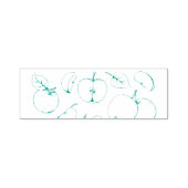 Handgezeichnete Apfelfruchtkonstruktion Permastempel (Design)