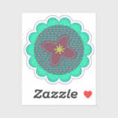 Handgezeichnete Artwork kundenspezifisch geschnitt Aufkleber (Blatt)