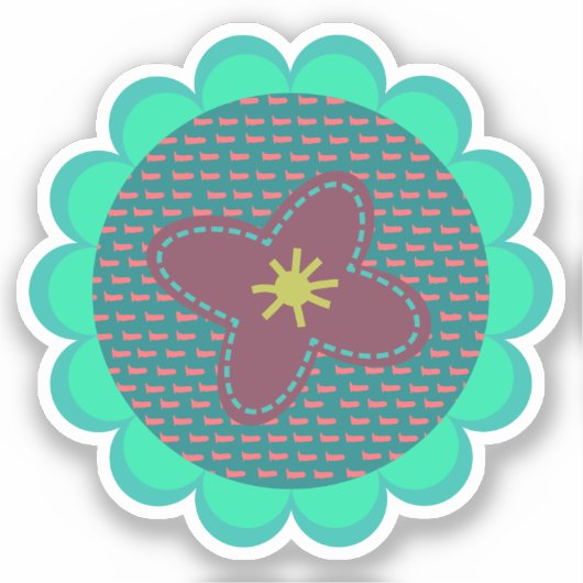 Handgezeichnete Artwork kundenspezifisch geschnitt Aufkleber (Vorderseite)