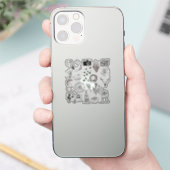 Handgezeichnete Aufkleber (Telefon)