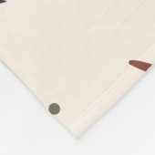 Handgezeichnete Augen Mystisches Nahtloses Muster. Fleecedecke (Ecke)