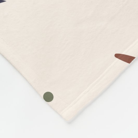 Handgezeichnete Augen Mystisches Nahtloses Muster. Fleecedecke (Ecke)