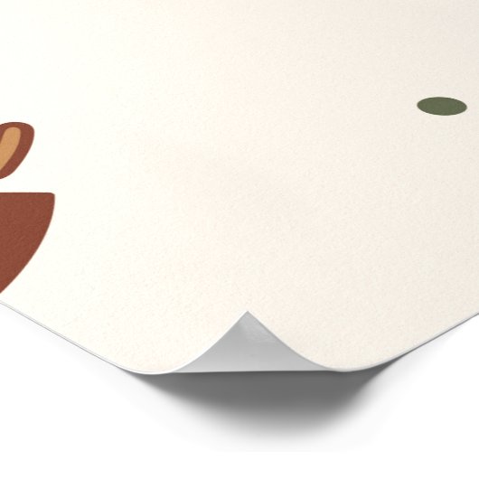 Handgezeichnete Augen Mystisches Nahtloses Muster. Poster (Ecke)