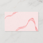 Handgezeichnete Babyduschbücher für Babykarten Visitenkarte (Rückseite)