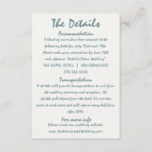 Handgezeichnete Beach View Retro Einzigartige Hoch Begleitkarte (Vorderseite)