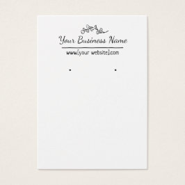 Handgezeichnete, benutzerdefinierte Ohrkarte