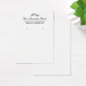 Handgezeichnete, benutzerdefinierte Ohrkarte (Schreibtisch)