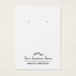 Handgezeichnete, benutzerdefinierte Ohrkarte