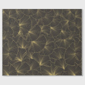 Handgezeichnete Blätter tropischer Pflanze. Vintag Geschenkpapier (Flach)