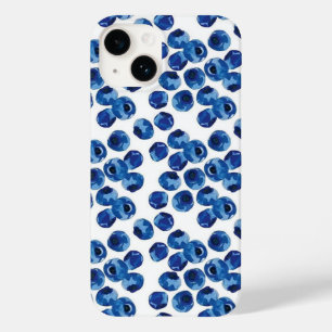 Handgezeichnete Blaubeeren-Frucht-Hülle Case-Mate iPhone 14 Hülle