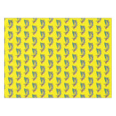 Handgezeichnete blaue Krabbe mit Hammer Mallet Cra Tischdecke (Vorderseite (Horizontal))