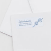 Handgezeichnete Blue Bow Boy Baby Dusche