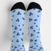 Handgezeichnete Blueberries Hinzufügen von ersten Socken (Oben)