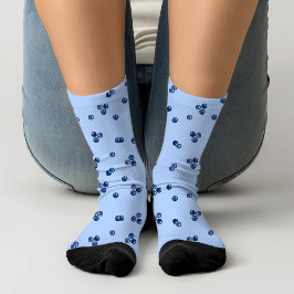 Handgezeichnete Blueberries Hinzufügen von ersten  Socken