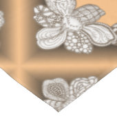 Handgezeichnete Blume auswählen Tischdecke (Schrägansicht)