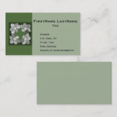 Handgezeichnete Blume auswählen Visitenkarte (Vorne/Hinten)