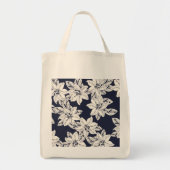 Handgezeichnete Blume Tragetasche (Vorne)