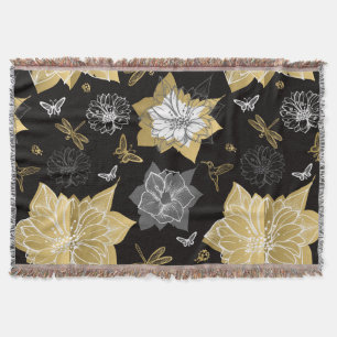 Handgezeichnete Blumen Decke