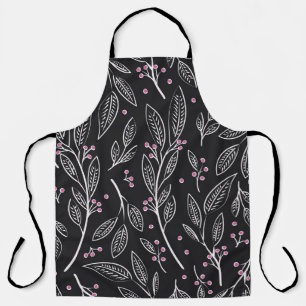 Handgezeichnete Blumen: Nahtloses Design Schürze