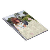 Handgezeichnete Blumenborder Notizblock (Rechte Seite)