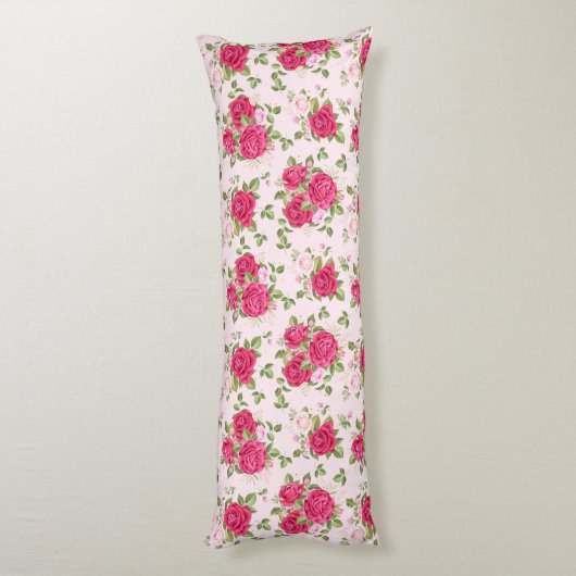 Handgezeichnete Blumenmuster-Blätter Nahtloses Mus Seitenschläferkissen (Rückseite (Vertikal))