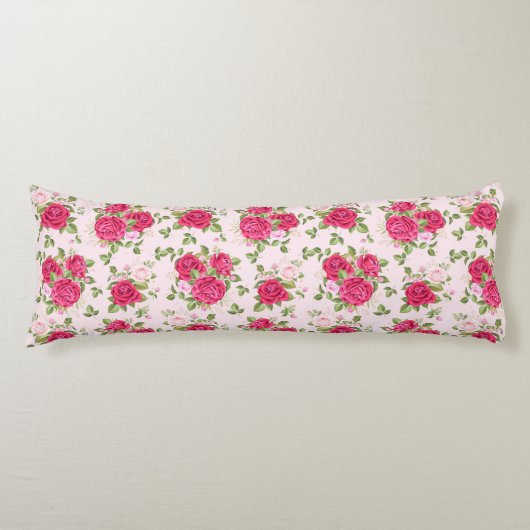 Handgezeichnete Blumenmuster-Blätter Nahtloses Mus Seitenschläferkissen (Vorderseite)