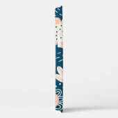 Handgezeichnete, blumenstilische Stoffe. Nahtmuste Case-Mate iPhone Hülle (Rückseite / Rechts)