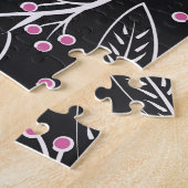 Handgezeichnete Blüte: Nahtloses Design Puzzle (Seite)