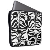 Handgezeichnete Blüte: Vintag Abstrakt Laptopschutzhülle (Vorne Rechts)