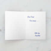 Handgezeichnete Bouquet Bridesmaid-Vorschlagskarte Einladung (Innenseite)