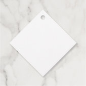 Handgezeichnete Bow Sage Green Gastgeschenk Hochze Geschenkanhänger (Rückseite)