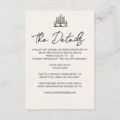 Handgezeichnete Coquette Trendy Romantic Script We Begleitkarte (Vorderseite)