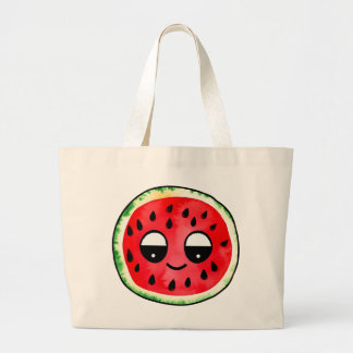 Handgezeichnete Design-Tasche-Beutel : Fruit-Emoji Jumbo Stoffbeutel