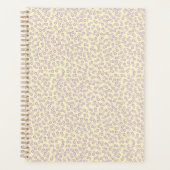 Handgezeichnete Ditsy-Lavendel-Daisies – Mini-Blum Planer (Vorderseite)