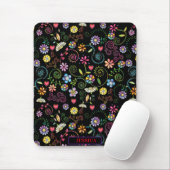 Handgezeichnete Doodle farbenfrohe, nahtlose Muste Mousepad (Mit Mouse)