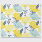 Handgezeichnete Doodle-Limonade-Nahtloses Muster Geschenkpapier (Flach)