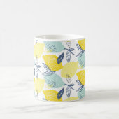 Handgezeichnete Doodle-Limonade-Nahtloses Muster Kaffeetasse (Mittel)