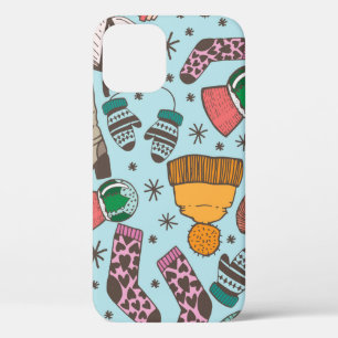 Handgezeichnete Doodle Skizze nahtlos Muster. Wint Case-Mate iPhone Hülle