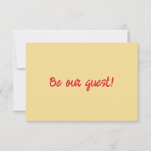 Handgezeichnete farbenfrohe Retro Quirky Moderne H RSVP Karte (Rückseite)