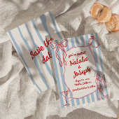 Handgezeichnete farbenfrohe Weihnachtsfeier Save The Date