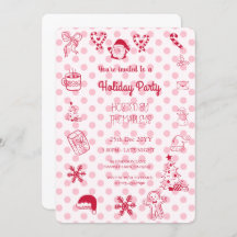 Handgezeichnete Feiertagsparty