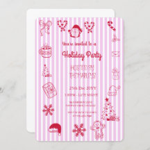 Handgezeichnete Feiertagsparty